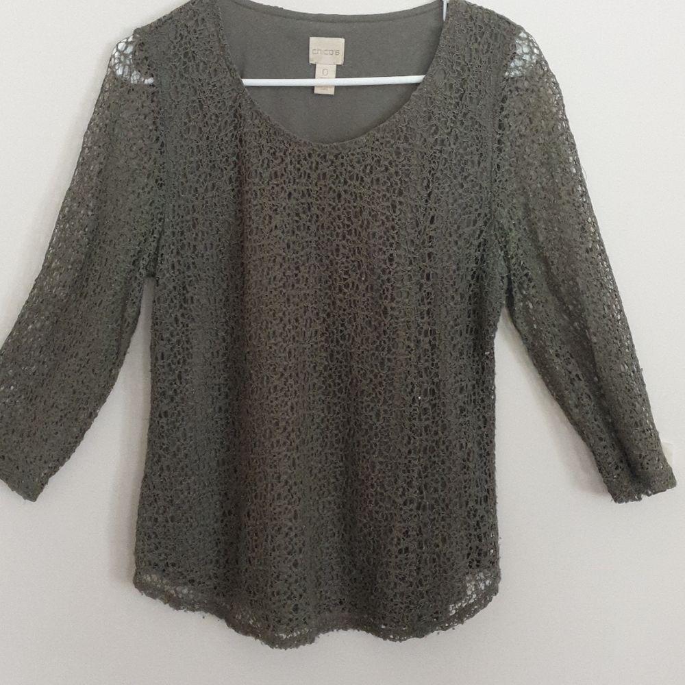 Chico's Lace Top
